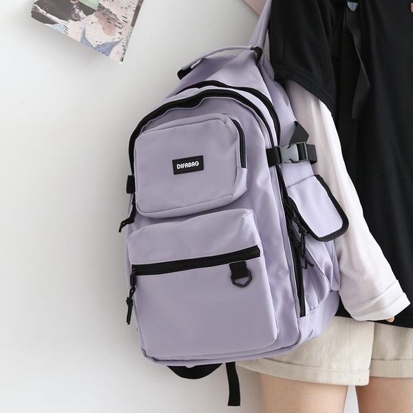 backpack purple large-capacity women 2021 nylon school bags female college waterproof travel ladies ruckpacks
backpack purple large-capacity women 2021 nylon school bags female college waterproof travel ladies ruckpacks