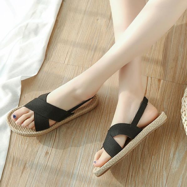 summer shoes women sandals flat beach soft comfortable non-slip ladies holiday a3452, Black
summer shoes women sandals flat beach soft comfortable non-slip ladies holiday a3452, Black