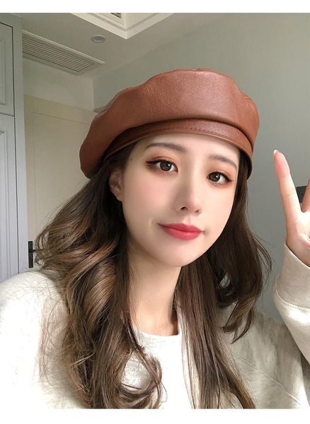 berets hat female korean version of the tide wild retro pu leather net red beret showing face xiaochunqiu british painter male, Blue;gray
berets hat female korean version of the tide wild retro pu leather net red beret showing face xiaochunqiu british painter male, Blue;gray