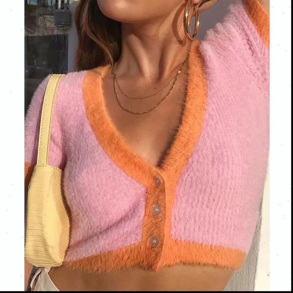 korean pink cropped cardigan womens sweater crop knitwear autumn short sleeve v neck mohair, White;black
korean pink cropped cardigan womens sweater crop knitwear autumn short sleeve v neck mohair, White;black