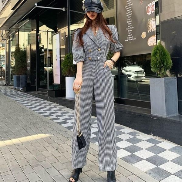 women's jumpsuits & rompers fashion women casual comfortable jumpsuit vintage work style temperament plaid ol, Black;white
women's jumpsuits & rompers fashion women casual comfortable jumpsuit vintage work style temperament plaid ol, Black;white