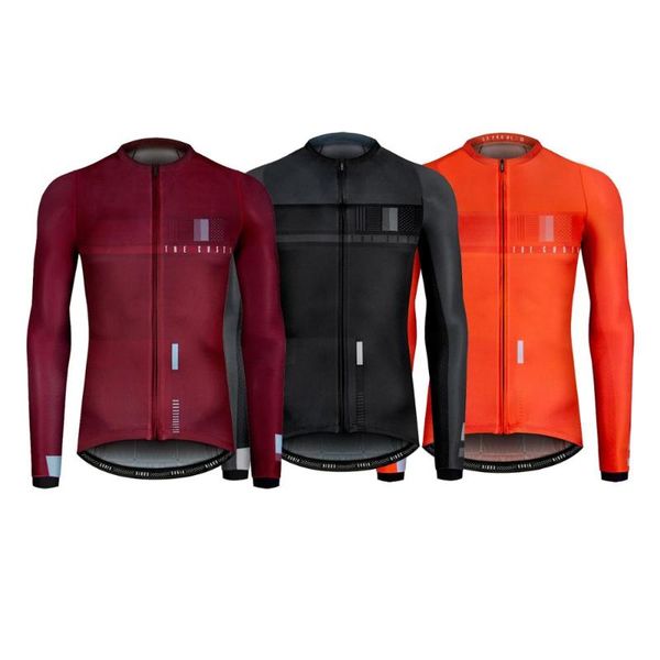 racing jackets 2022 long sleeve shirt pro team areo cycling jersey aero race fit cut with lightweight fabric uv protection men and women, Black;red
racing jackets 2022 long sleeve shirt pro team areo cycling jersey aero race fit cut with lightweight fabric uv protection men and women, Black;red