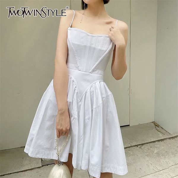 white sling summer dress for women square collar sleeveless high waist dresses female fashion clothing 210520, Black;gray
white sling summer dress for women square collar sleeveless high waist dresses female fashion clothing 210520, Black;gray