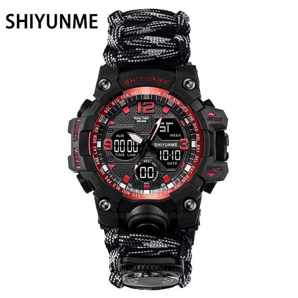 wristwatches shiyunme style men digital watch military watches fashion sports waterproof dual display 2021 relogio, Slivery;brown
wristwatches shiyunme style men digital watch military watches fashion sports waterproof dual display 2021 relogio, Slivery;brown