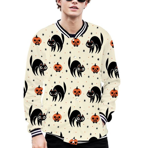 halloween jackets men women shorts coat pumpkin pet cat pattern baseball jacket comfortable fashion travel sports party xxl 2xl, Black;brown
halloween jackets men women shorts coat pumpkin pet cat pattern baseball jacket comfortable fashion travel sports party xxl 2xl, Black;brown