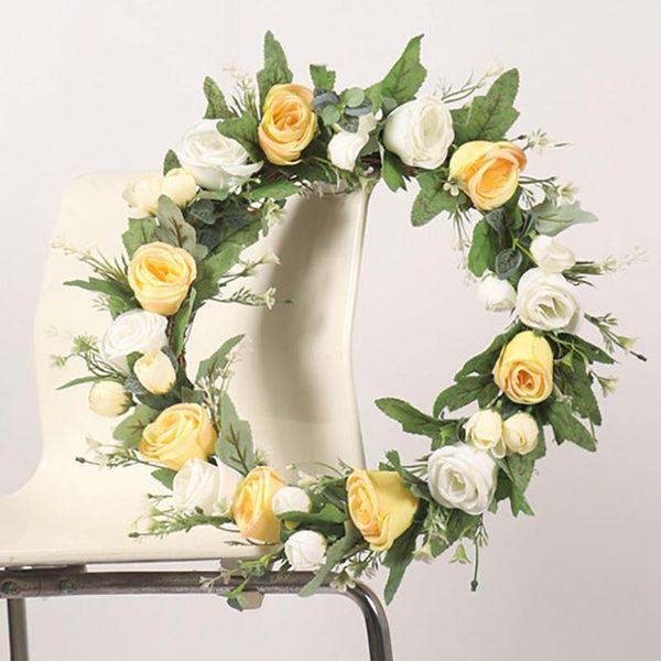 decorative flowers & wreaths simulation lily wreath plant rose door hanging vine circle decoration halloween thanksgiving christmas decor
decorative flowers & wreaths simulation lily wreath plant rose door hanging vine circle decoration halloween thanksgiving christmas decor