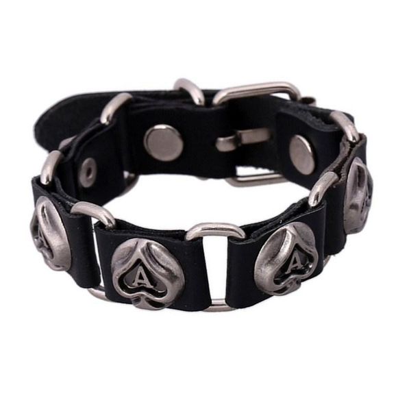 charm bracelets cowhide wristband peach heart leather bracelet punk men's tanabata birthday present, Golden;silver
charm bracelets cowhide wristband peach heart leather bracelet punk men's tanabata birthday present, Golden;silver