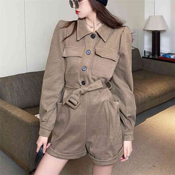 spring women fashion lapel long sleeve rompers pocket decorative belt waist korean style slim jumpsuit palysuits 210514, Black;white
spring women fashion lapel long sleeve rompers pocket decorative belt waist korean style slim jumpsuit palysuits 210514, Black;white
