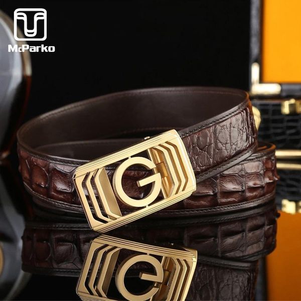 belts mcparko crocodile men leather fashion business genuine luxury automatic buckle letter waist long belt, Black;brown
belts mcparko crocodile men leather fashion business genuine luxury automatic buckle letter waist long belt, Black;brown