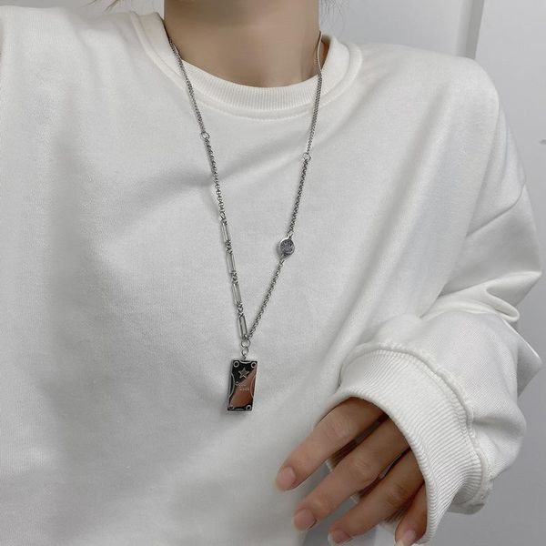 Origin Summer Punk Asymmetry Chain Geometric Star Letter Pendant Necklace For Women Cool Smiling Face Party Jewelry Necklaces, Silver
Origin Summer Punk Asymmetry Chain Geometric Star Letter Pendant Necklace For Women Cool Smiling Face Party Jewelry Necklaces, Silver