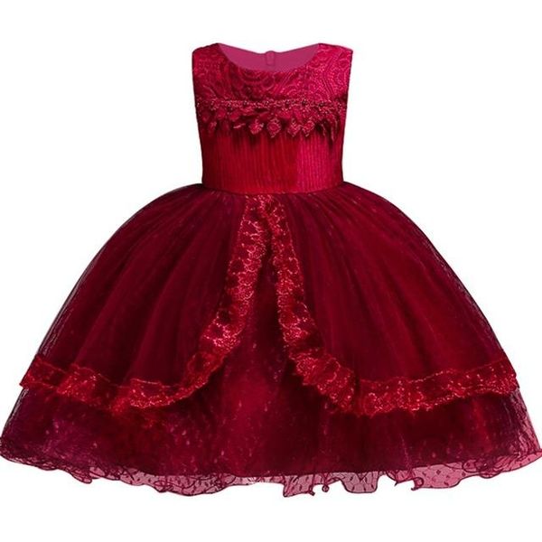 girl's dresses girls princess flowers elegant weddings dress party kids clothes for christmas year custumes, Red;yellow
girl's dresses girls princess flowers elegant weddings dress party kids clothes for christmas year custumes, Red;yellow