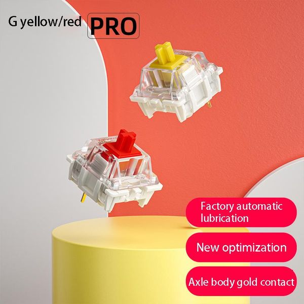 keyboards original gateron g yellow red pro switch 3-pin linear smooth lubrication strong compatibility gaming mechanical keyboard
keyboards original gateron g yellow red pro switch 3-pin linear smooth lubrication strong compatibility gaming mechanical keyboard