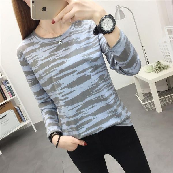 women's t-shirt long-sleeved spring and autumn 2021 korean loose ins casual printing bottoming shirt top, White
women's t-shirt long-sleeved spring and autumn 2021 korean loose ins casual printing bottoming shirt top, White