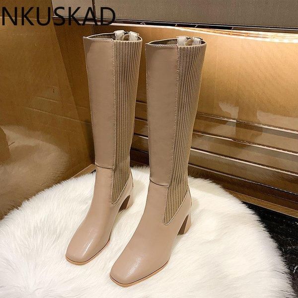boots autumn winter for women's leather knee high women black apricot slim warm shoes woman elastic botas mujer size 35-39
boots autumn winter for women's leather knee high women black apricot slim warm shoes woman elastic botas mujer size 35-39