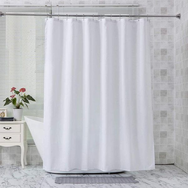 shower curtains household solid colour polyester curtain white thickened impervious cloth plain privacy shielding bath with hooks
shower curtains household solid colour polyester curtain white thickened impervious cloth plain privacy shielding bath with hooks
