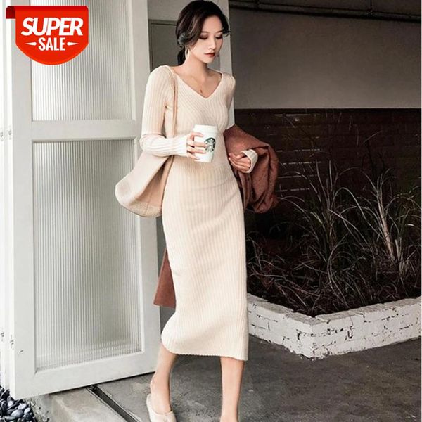 bonjean women v neck casual female long party winter dresses long sleeve v neck sweater dress knitted boho women dress #7u5s, White;black
bonjean women v neck casual female long party winter dresses long sleeve v neck sweater dress knitted boho women dress #7u5s, White;black