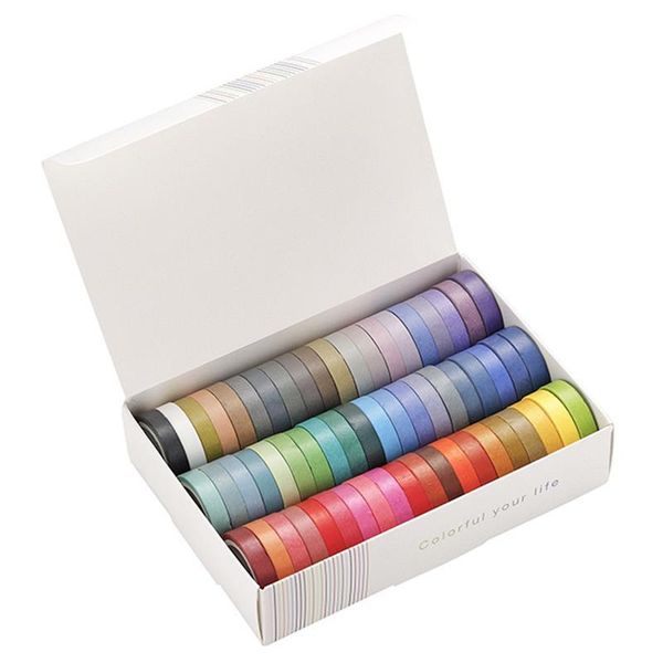 gift wrap 60pcs masking tape set basic solid color washi rainbow decorative adhesive sticker scrapbook diary stationery arts crafts
gift wrap 60pcs masking tape set basic solid color washi rainbow decorative adhesive sticker scrapbook diary stationery arts crafts