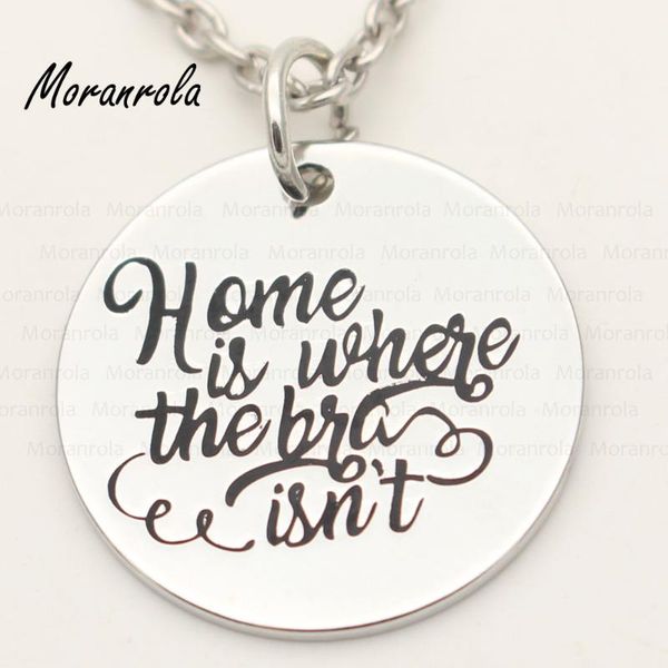 pendant necklaces hand stamped jewelry "home is where the bra isn't "necklace &keychain,a place that all your own charm,gift, Silver
pendant necklaces hand stamped jewelry "home is where the bra isn't "necklace &keychain,a place that all your own charm,gift, Silver