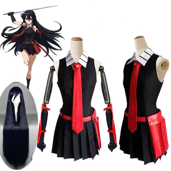 anime costumes akame ga kill akame black sleeveless dress uniform outfit anime cosplay costumes +cosplay wig for women halloween dress costu
anime costumes akame ga kill akame black sleeveless dress uniform outfit anime cosplay costumes +cosplay wig for women halloween dress costu