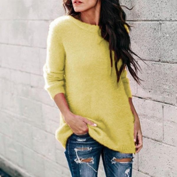 women's sweaters casual women autumn winter o neck solid color all match warm keeping long sleeve plushy knitted pullover sweater 5xl, White;black
women's sweaters casual women autumn winter o neck solid color all match warm keeping long sleeve plushy knitted pullover sweater 5xl, White;black