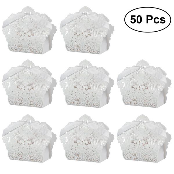 gift wrap 50pcs wedding favor boxes hollow out craft paper box for gifts candy sweets with ribbons (white)
gift wrap 50pcs wedding favor boxes hollow out craft paper box for gifts candy sweets with ribbons (white)