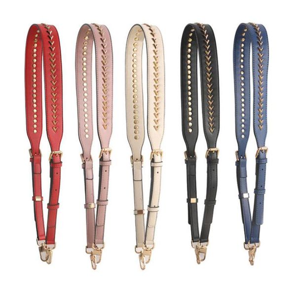bag parts & accessories 2021 luxury rivet strap wide leather shoulder straps diy female handles correas bolso stp236, Black
bag parts & accessories 2021 luxury rivet strap wide leather shoulder straps diy female handles correas bolso stp236, Black