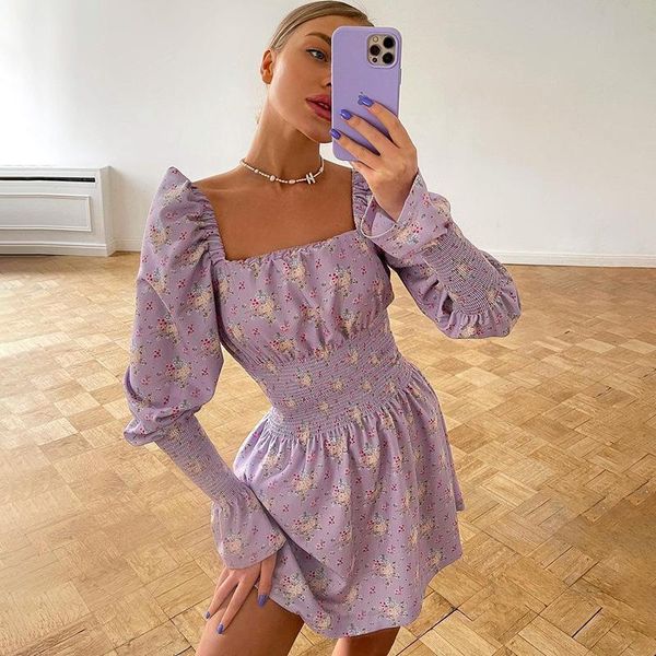casual dresses wsevypo vintage women floral short dress autumn elegant long puff sleeve square collar high waist a-line party vestidos, Black;gray
casual dresses wsevypo vintage women floral short dress autumn elegant long puff sleeve square collar high waist a-line party vestidos, Black;gray