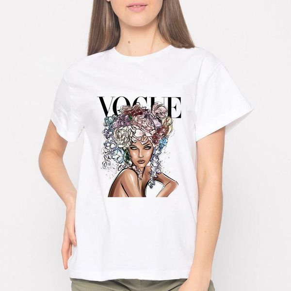 women's t-shirt fashion summer t shirt women tshirt vogue graphic tee cute female girls, White
women's t-shirt fashion summer t shirt women tshirt vogue graphic tee cute female girls, White