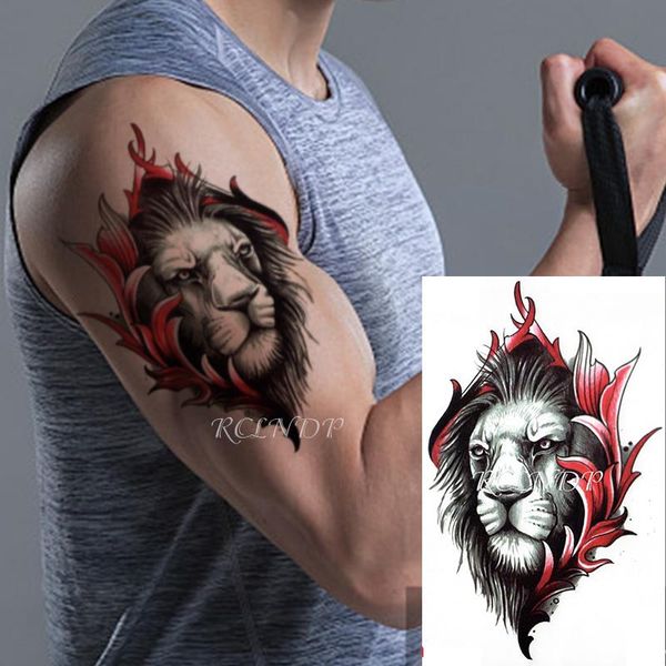 temporary tattoos waterproof tattoo sticker lion animal red flower fake tatoo flash tatto arm back leg body art for girl women men
temporary tattoos waterproof tattoo sticker lion animal red flower fake tatoo flash tatto arm back leg body art for girl women men