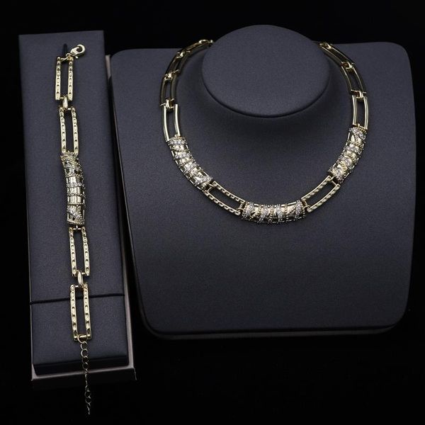 earrings & necklace luxury cubic zirconia jewelry sets for women gold color dubai bridal wedding party choker bracelet girls set cz, Silver
earrings & necklace luxury cubic zirconia jewelry sets for women gold color dubai bridal wedding party choker bracelet girls set cz, Silver