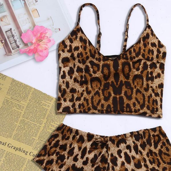 leopard pajama set satin womens sleepwears sling cropped tube tank shorts sleepwear sets for ladies pyjama femme t5p, Black;red
leopard pajama set satin womens sleepwears sling cropped tube tank shorts sleepwear sets for ladies pyjama femme t5p, Black;red