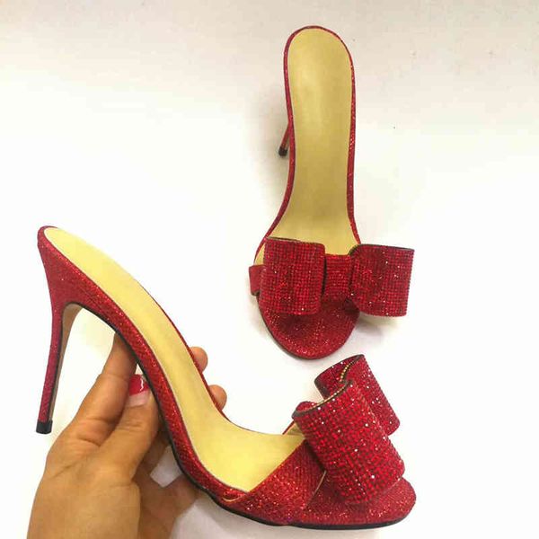 slippers summer party shoes women crystal thin high heel red yellow gold transparent bow butterfly knot big size efh0, Black
slippers summer party shoes women crystal thin high heel red yellow gold transparent bow butterfly knot big size efh0, Black