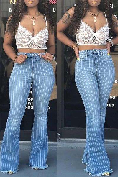 women's jeans 2021 spring and autumn style trendy stretch wide-leg flared pants women, Blue
women's jeans 2021 spring and autumn style trendy stretch wide-leg flared pants women, Blue