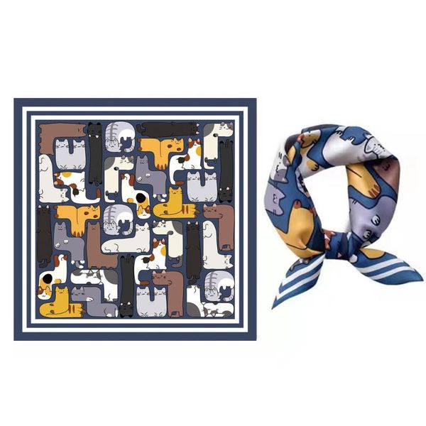 scarves 2021 fashion 65*65cm 100% pure silk square women shawl scarf office lady hair neck headband foulards headcloth muslim hijab, Blue;gray
scarves 2021 fashion 65*65cm 100% pure silk square women shawl scarf office lady hair neck headband foulards headcloth muslim hijab, Blue;gray