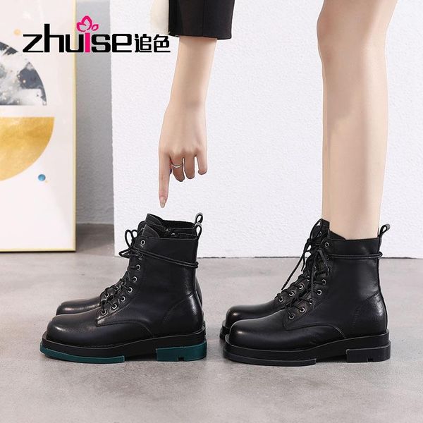 boots 2021 autumn and winter net red british thick-soled thick-heeled mid-tube cool trendy lace-up motorcycle, Black
boots 2021 autumn and winter net red british thick-soled thick-heeled mid-tube cool trendy lace-up motorcycle, Black