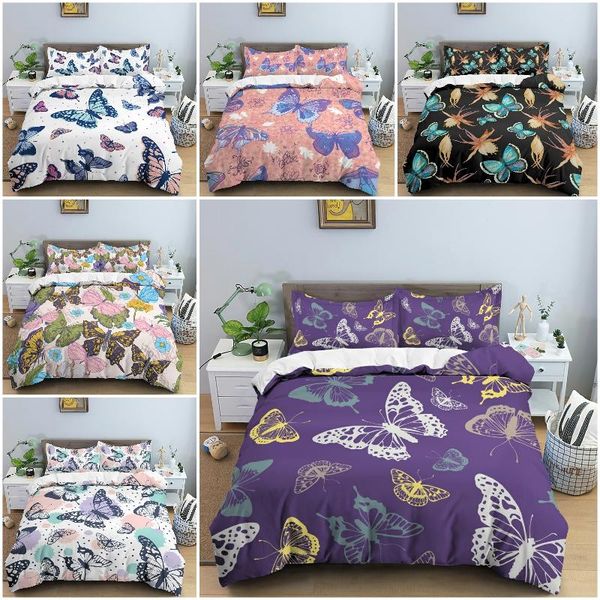 bedding sets 3d butterfly set bedclothes duvet cover with pillowcase /king size quilt for kids home textile
bedding sets 3d butterfly set bedclothes duvet cover with pillowcase /king size quilt for kids home textile