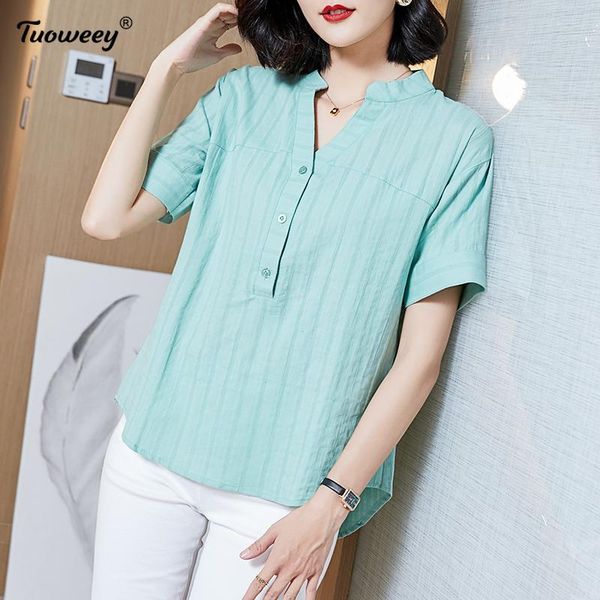 women's blouses & shirts 2021 summer middle aaged striped women korean office v-neck blouse female ol print fashion loose plus size 4x, White
women's blouses & shirts 2021 summer middle aaged striped women korean office v-neck blouse female ol print fashion loose plus size 4x, White