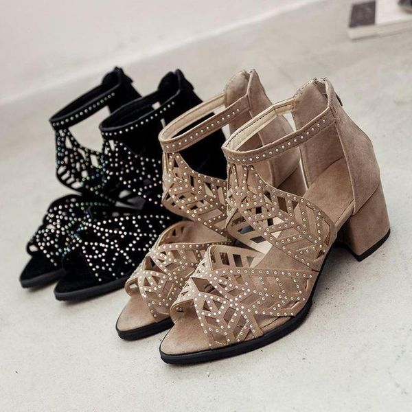 fashion women sandals summer high-heels crystal plus size woman gladiator shoes wedges beach ladies fretwork, Black
fashion women sandals summer high-heels crystal plus size woman gladiator shoes wedges beach ladies fretwork, Black