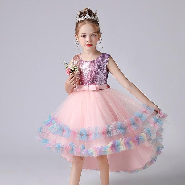 girl's dresses baby girl princess dress sequin flower birthday party kids formal wear wedding with bow, Red;yellow
girl's dresses baby girl princess dress sequin flower birthday party kids formal wear wedding with bow, Red;yellow