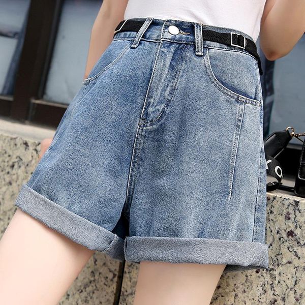 women's jeans wllwlp 2021 summer high waist loose woman korean do old large size patchwork washed denim shorts a109, Blue
women's jeans wllwlp 2021 summer high waist loose woman korean do old large size patchwork washed denim shorts a109, Blue
