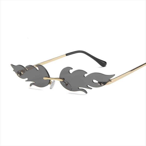 rimless fire flame sunglasses women brand designer fashion small frame sun glasses female vintage black mirror oculos, White;black
rimless fire flame sunglasses women brand designer fashion small frame sun glasses female vintage black mirror oculos, White;black