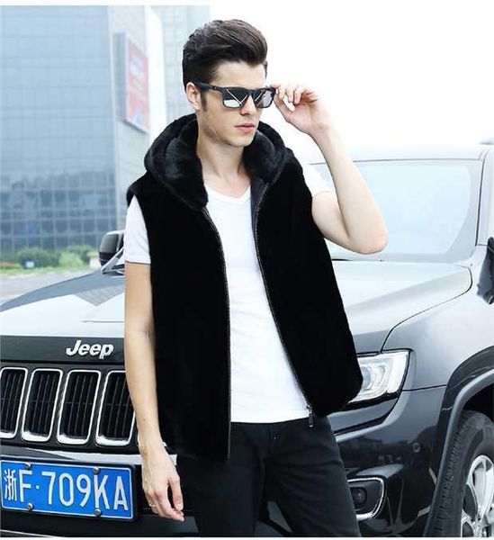 men's fur & faux hooded vest coat sleeveless waistcoat thick warm winter outwear black white blue coffee casual s57
men's fur & faux hooded vest coat sleeveless waistcoat thick warm winter outwear black white blue coffee casual s57