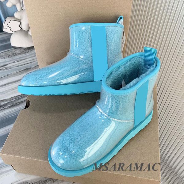 boots candy color waterproof pvc vamp snow fashion round head cashmere warm ankle winter all-match short, Black
boots candy color waterproof pvc vamp snow fashion round head cashmere warm ankle winter all-match short, Black