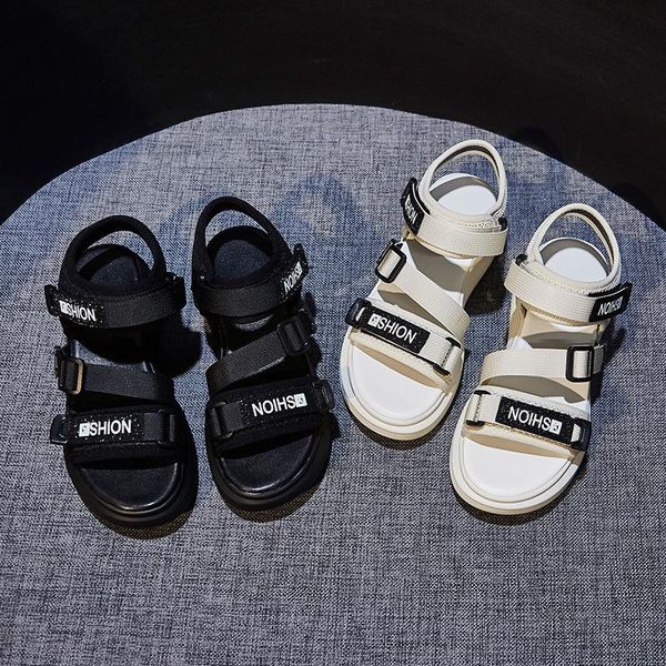 sandals thick-soled summer 2021 ladies shoes casual sports platform women's comfortable flat heel, Black
sandals thick-soled summer 2021 ladies shoes casual sports platform women's comfortable flat heel, Black