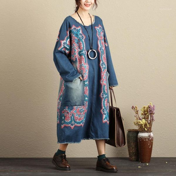 casual dresses oversized baggy dress ladies plus size bat sleeve knitted cowboy bleached vintage denim long printed, Black;gray
casual dresses oversized baggy dress ladies plus size bat sleeve knitted cowboy bleached vintage denim long printed, Black;gray