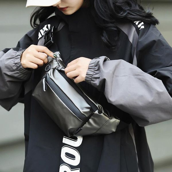 reflective zipper chest bags for women fashion pu leather multifunction three pockets crossbody hidden safe men waist bag g200
reflective zipper chest bags for women fashion pu leather multifunction three pockets crossbody hidden safe men waist bag g200