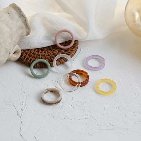 cluster rings korea 2021 chic colorful transparent resin minimalist acrylic morandi color women party aesthetic jewelry ring set, Golden;silver
cluster rings korea 2021 chic colorful transparent resin minimalist acrylic morandi color women party aesthetic jewelry ring set, Golden;silver