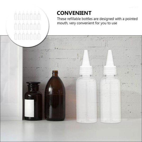 storage bottles & jars 25pcs 120ml transparent bottle dispenser with pointed mouth for home travel
storage bottles & jars 25pcs 120ml transparent bottle dispenser with pointed mouth for home travel