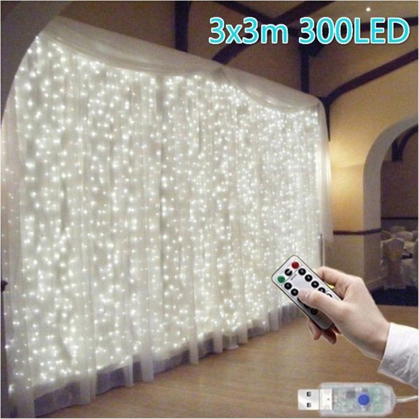 strings 3x3m curtain light 300 led window string for wedding party home garden bedroom outdoor indoor wall decorations
strings 3x3m curtain light 300 led window string for wedding party home garden bedroom outdoor indoor wall decorations