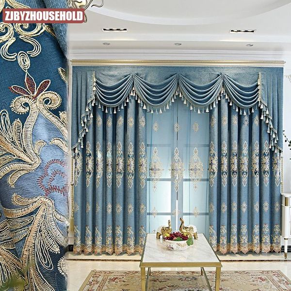 curtain & drapes 2021 style european high-end embroidered blackout curtains for living room bedroom study customization
curtain & drapes 2021 style european high-end embroidered blackout curtains for living room bedroom study customization